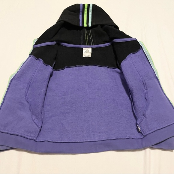 Adidas Kids Size 4T Zip Up Hoodie - Picture 9 of 16